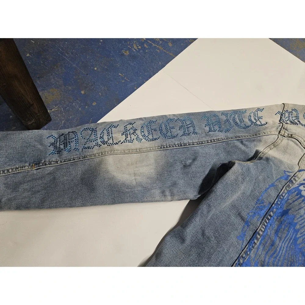 Mackeen Y2K Jean Matching Set, Size 34 Jeans Size M Top Jacket